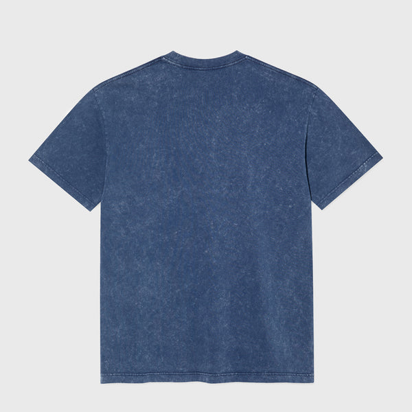 Polar Skate Co. - Surf Logo Acid T-Shirt - Blue