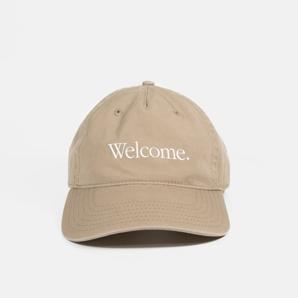 Welcome Skate Store Sand Brown Prince Cap