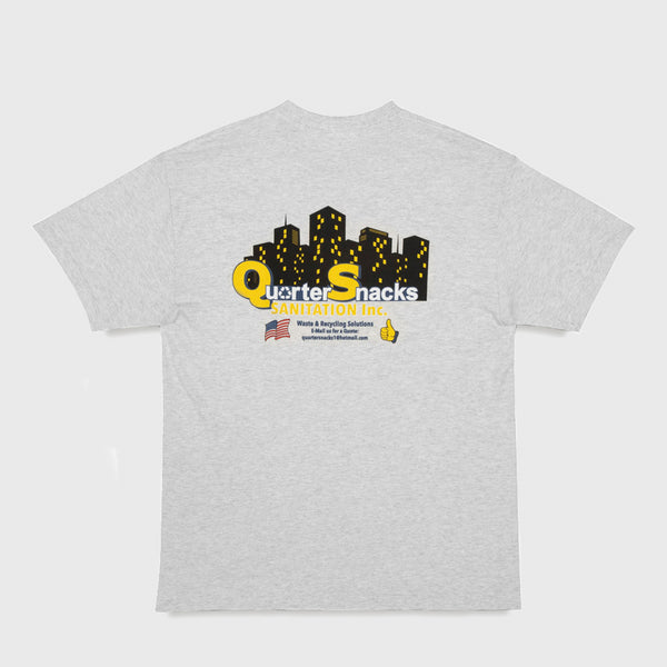 Quartersnacks - Sanitation T-Shirt - Ash Grey