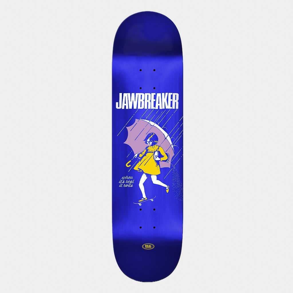 Real Skateboards 8.38" Jawbreaker Team Blue Foil Skateboard Deck