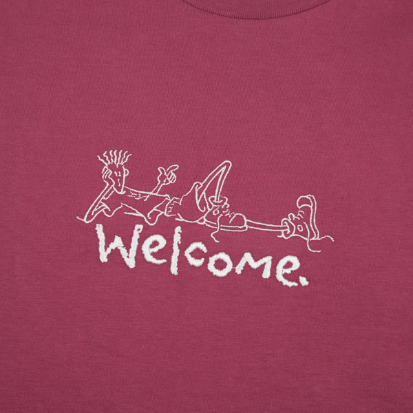 Welcome Skate Store - Relax T-Shirt - Berry