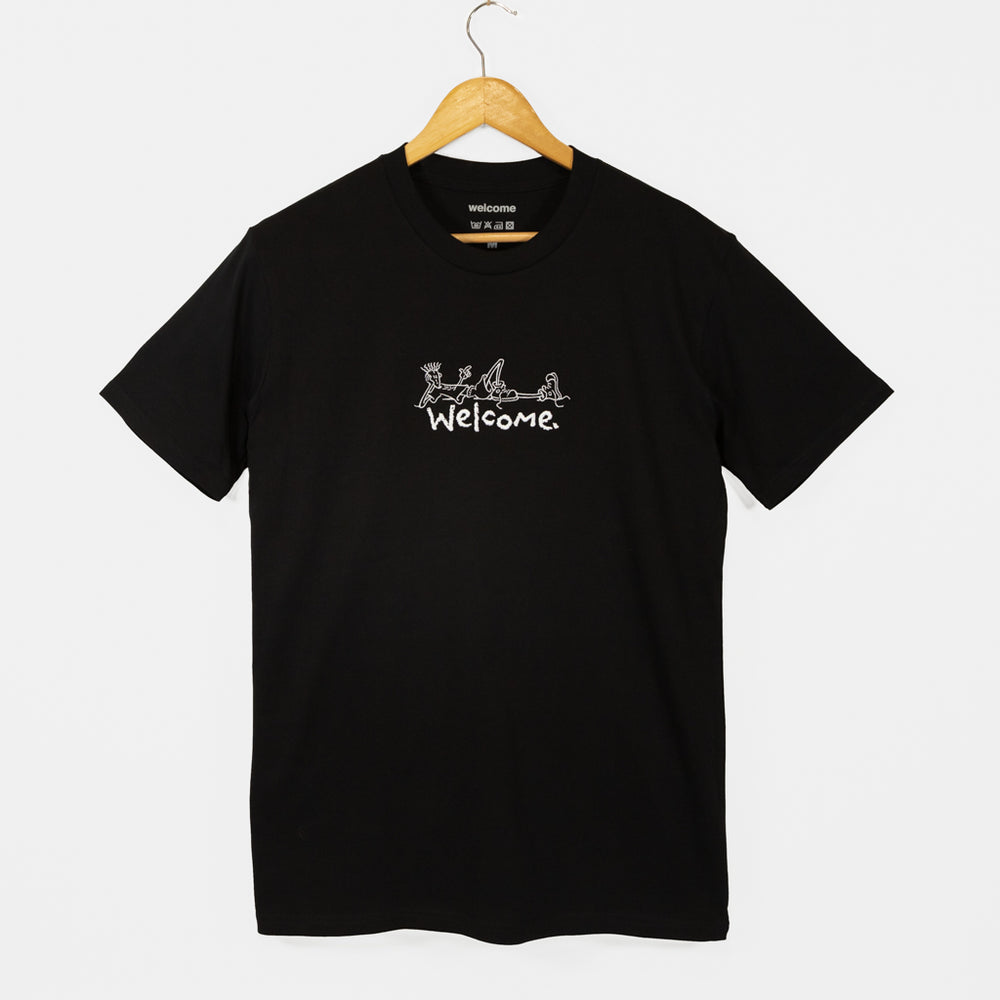 Welcome Skate Store - Relax T-Shirt - Black