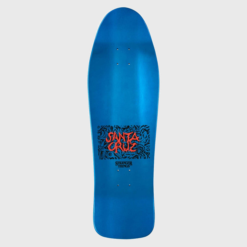 Santa Cruz - 10.07" Stranger Things Knox Hellfire Skateboard Deck - Blue