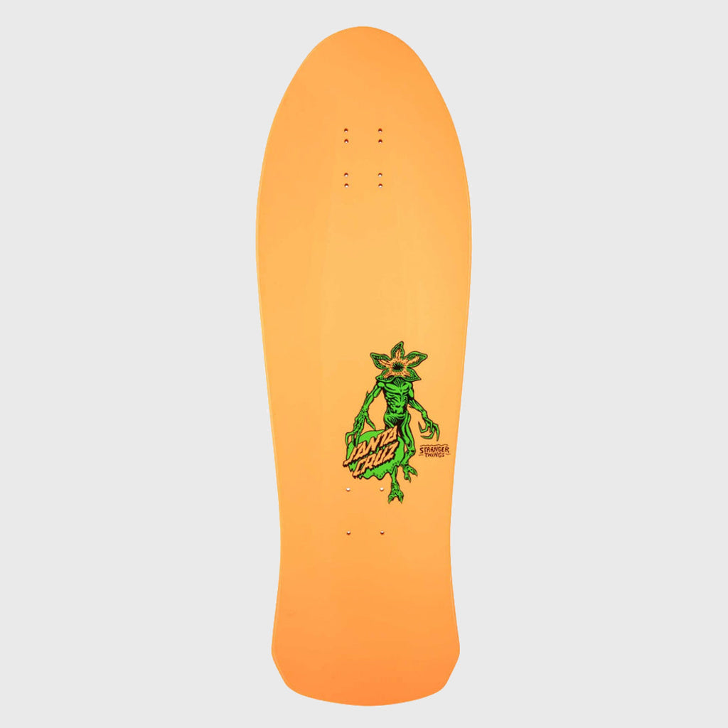Santa Cruz - 10.3" Stranger Things Demogorgon Skateboard Deck - Orange
