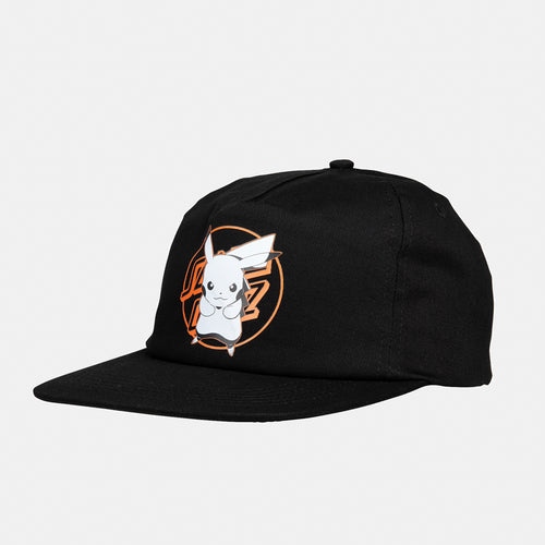 Santa Cruz - Pikachu Pokemon Snapback Cap - Black