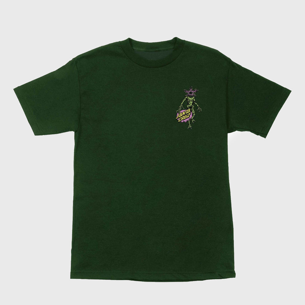 Santa Cruz Stranger Things Demogorgon Dot Forest Green T-Shirt