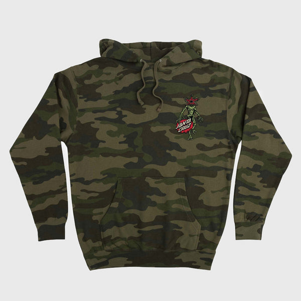 Santa Cruz - Stranger Things Demogorgon Pullover Hooded Sweatshirt - Forest Camo