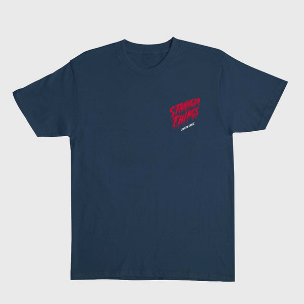 Santa Cruz - Stranger Things Eddie Slasher T-Shirt - Dusk Blue