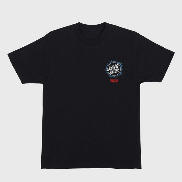 Santa Cruz - Stranger Things Hell Fire Club T-Shirt - Black