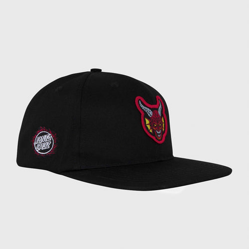 Santa Cruz - Stranger Things Hellfire Club Snapback Cap - Black