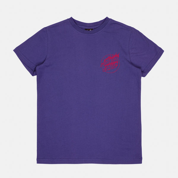 Santa Cruz - YOUTH Fire Type Pokemon T-Shirt - Purple