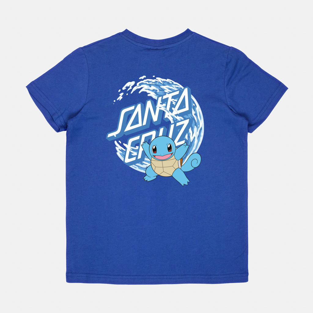 Santa Cruz YOUTH Water Type Pokemon T Shirt Royal Blue