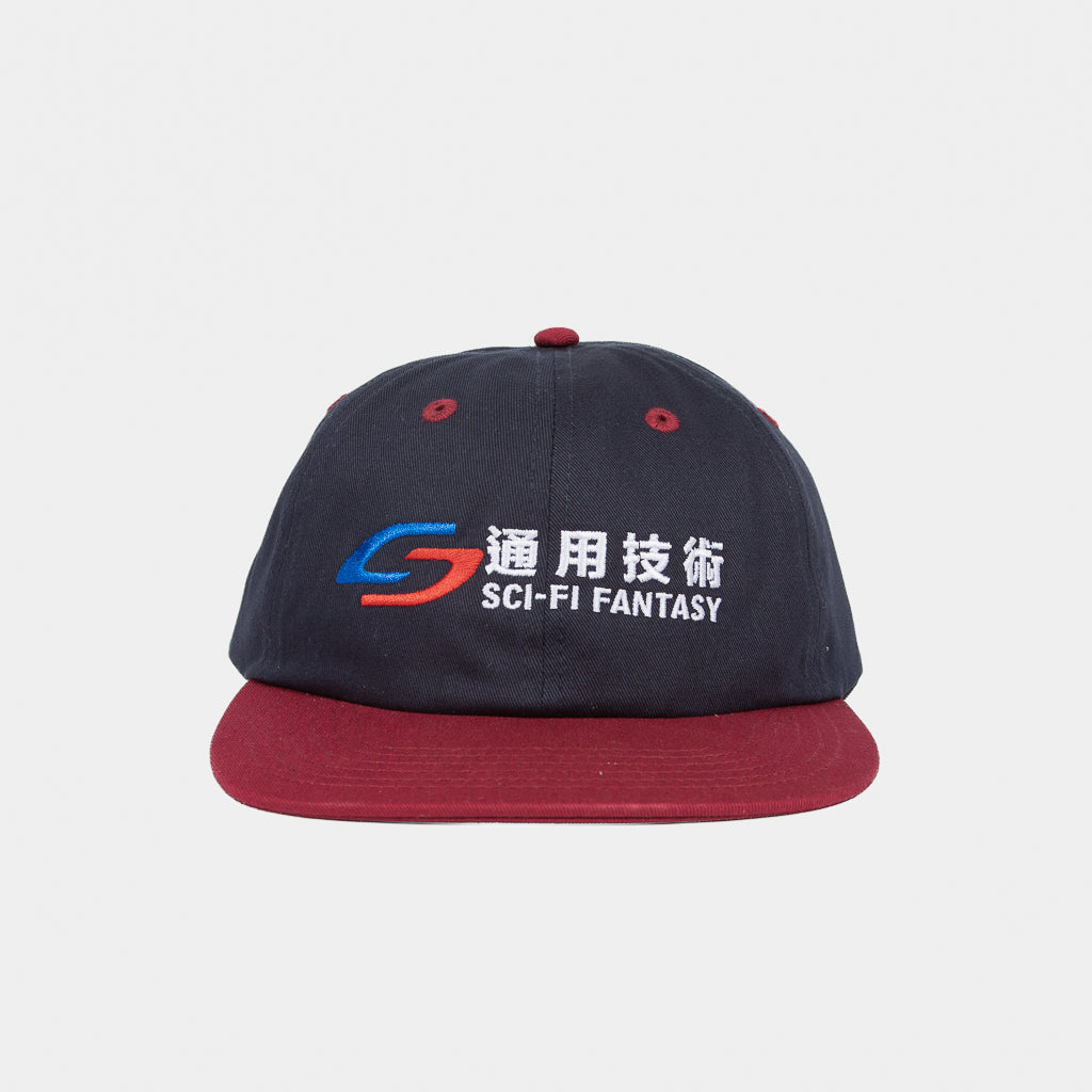 Sci-Fi Fantasy Transit Navy And Deep Red Cap