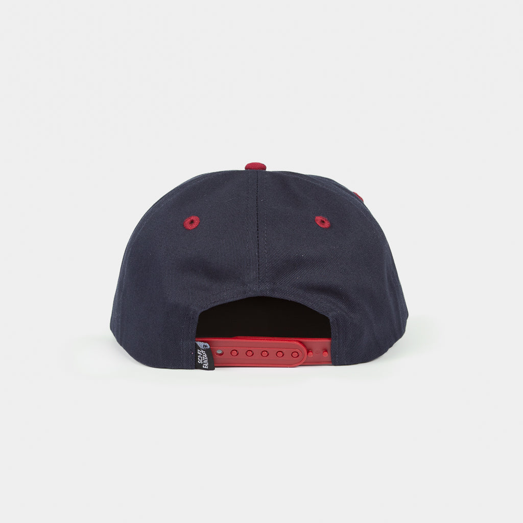 Sci-Fi Fantasy Transit Navy And Deep Red Cap
