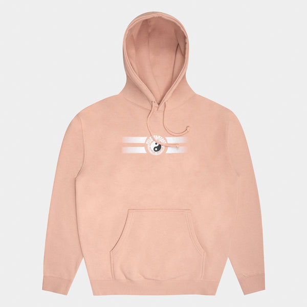 Sci-Fi Fantasy - Yin Yang Hooded Sweatshirt - Dusty Pink