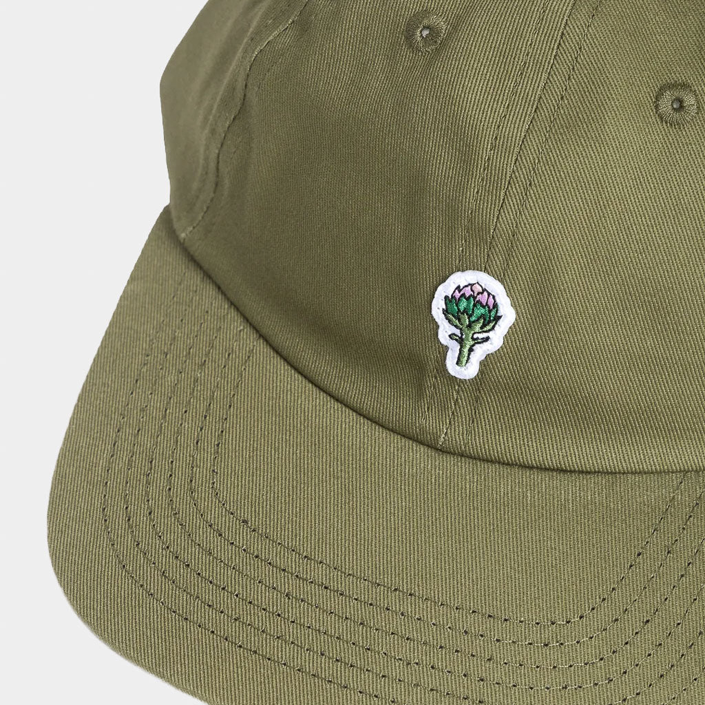 Service Works Olive Cotton Twill Artichoke Cap Embroidered Patch