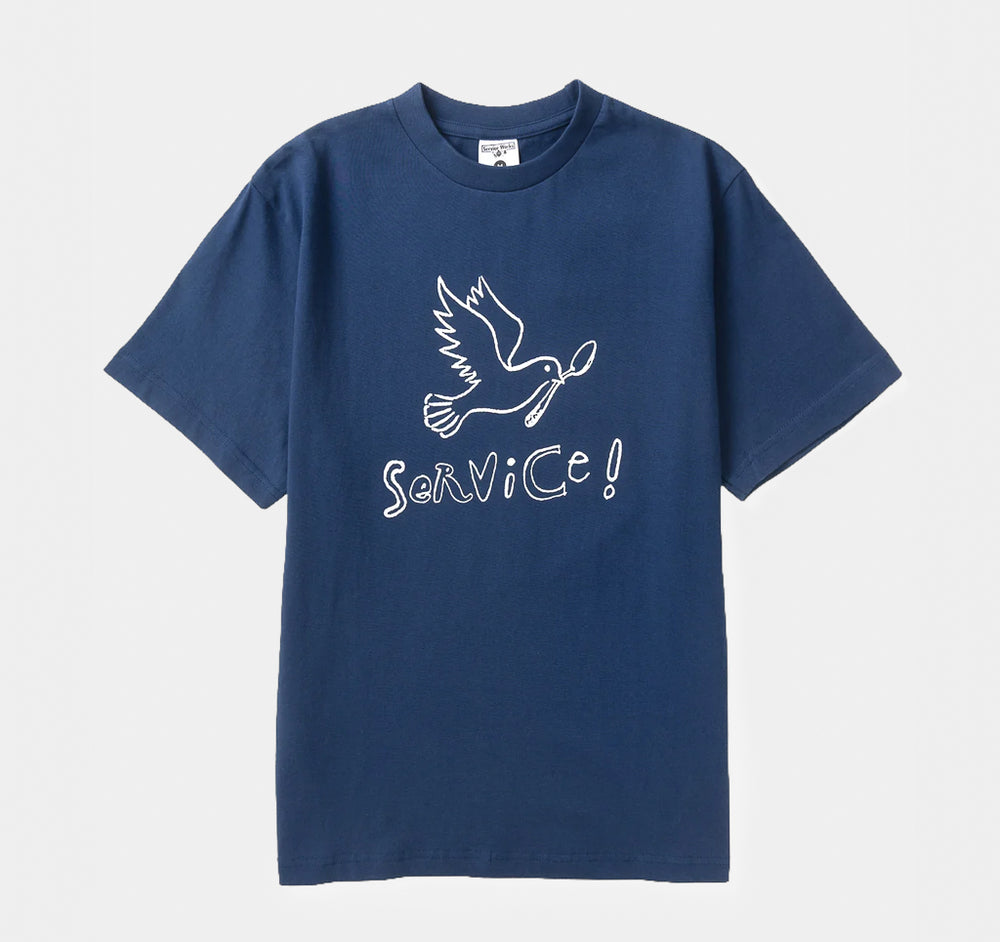 Navy Blue Service Works Dove T-Shirt
