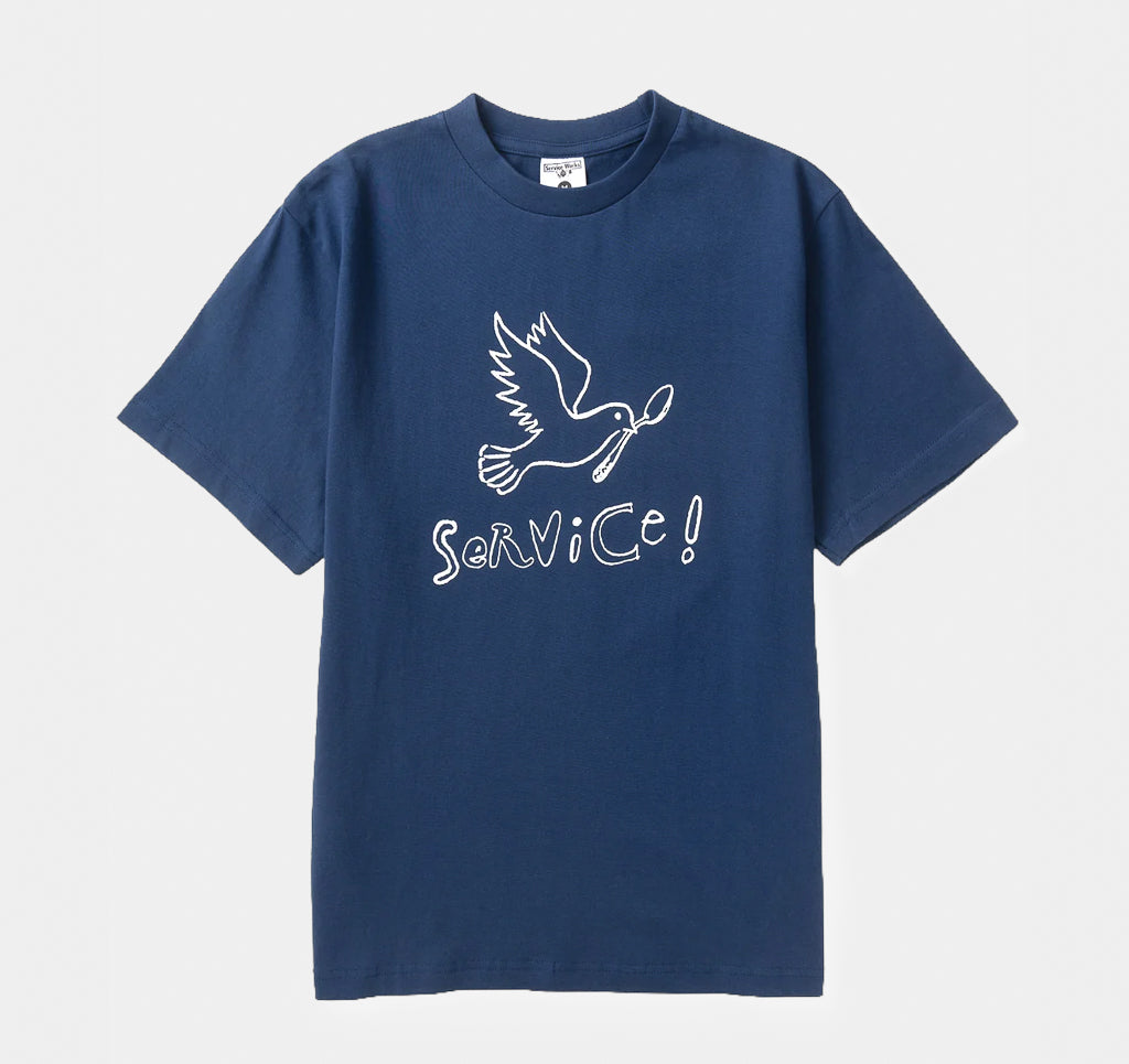 Navy Blue Service Works Dove T-Shirt