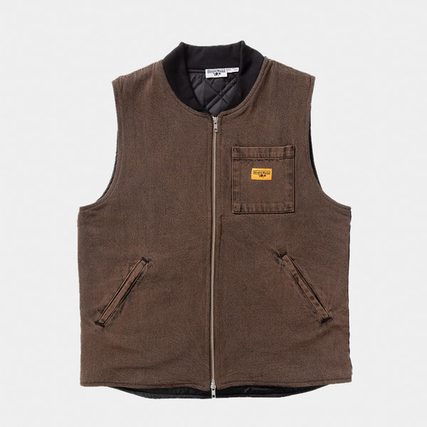 Service Works - Over Dyed Work Vest - Umber