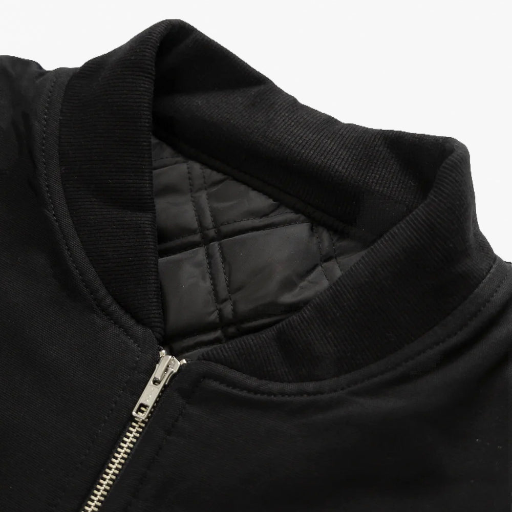 Collar Of Service Works Black Padded Canvas Work Vest