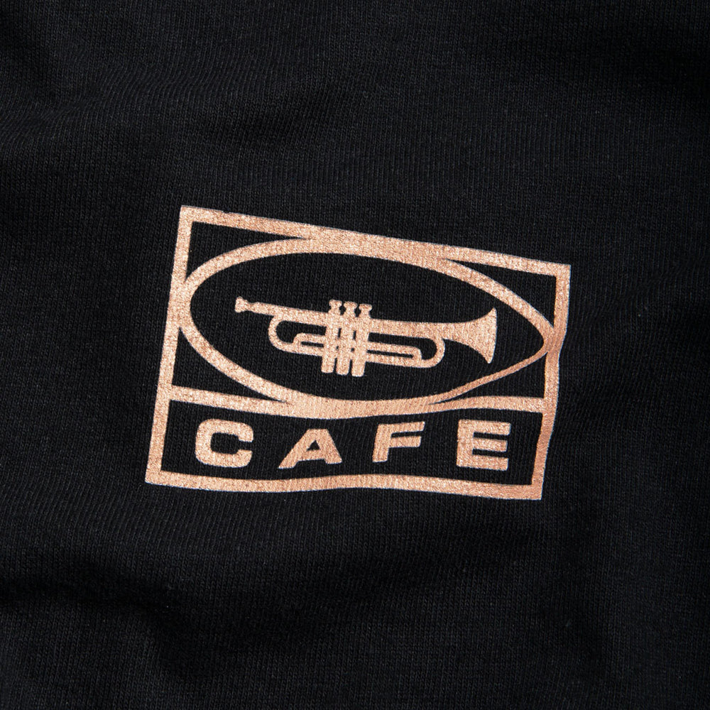 Skateboard Cafe 45 Black T-Shirt Front Print