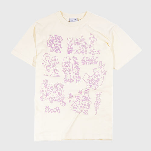 Skateboard Cafe - Ethan T-Shirt - Cream