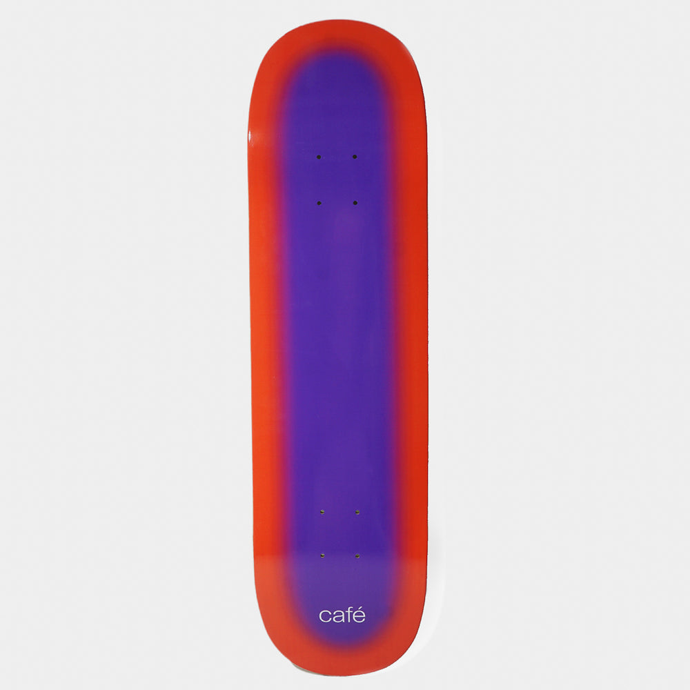 Skateboard Cafe 8.25" Red and Purple Fade Skateboard Deck