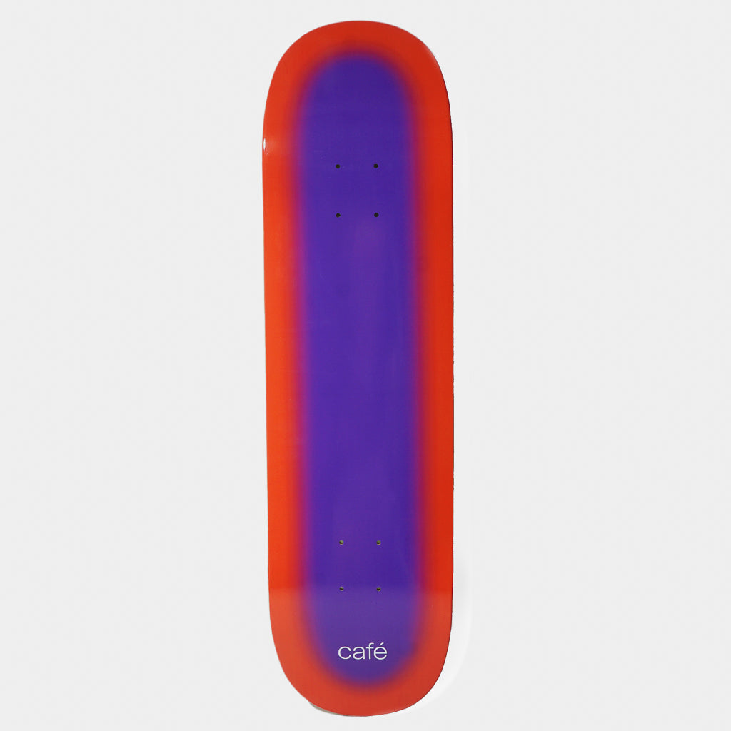 Skateboard Cafe 8.25" Red and Purple Fade Skateboard Deck