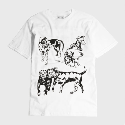 Skateboard Cafe - Pooch T-Shirt - White