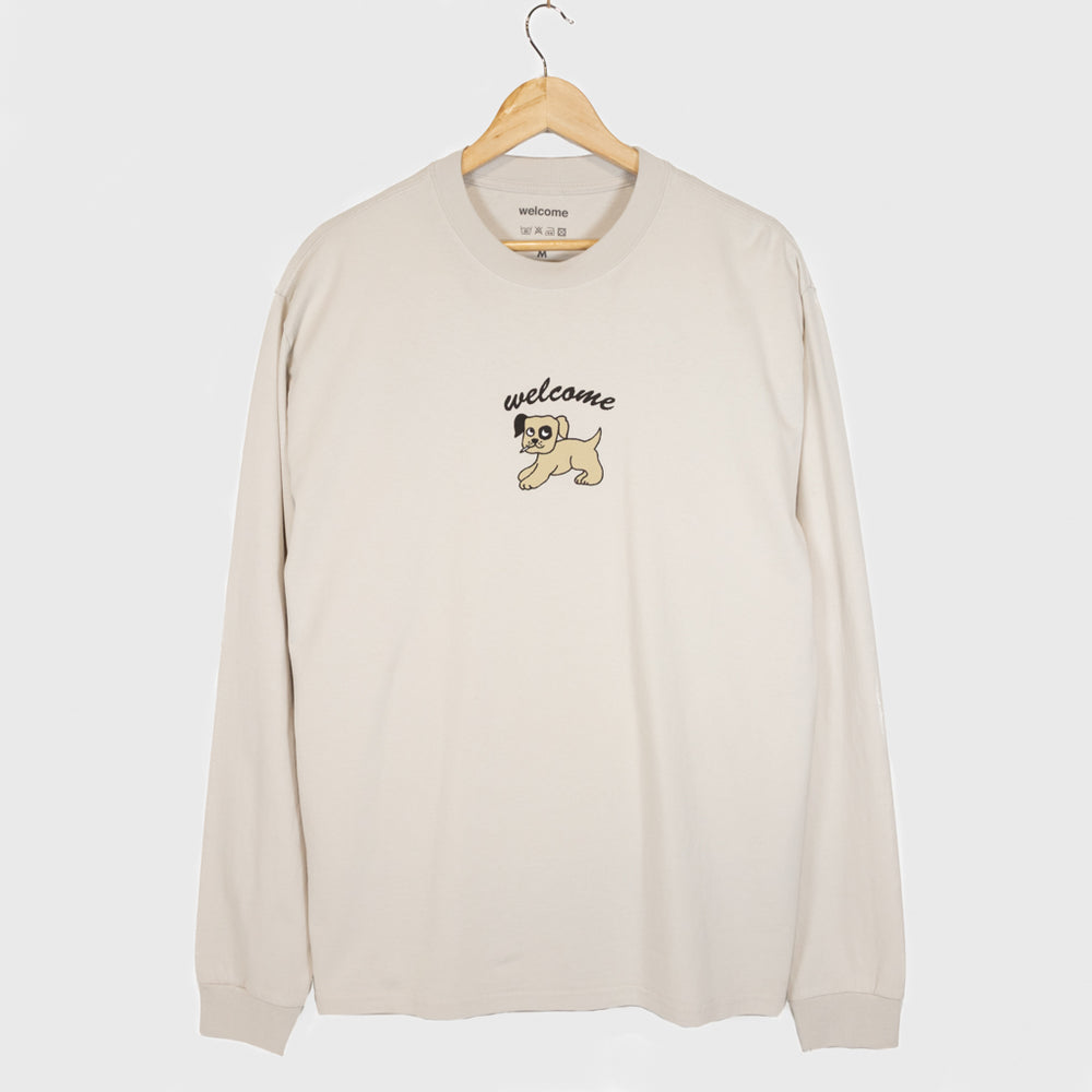 Welcome Skate Store Smokey Faded Bone Longsleeve T-Shirt