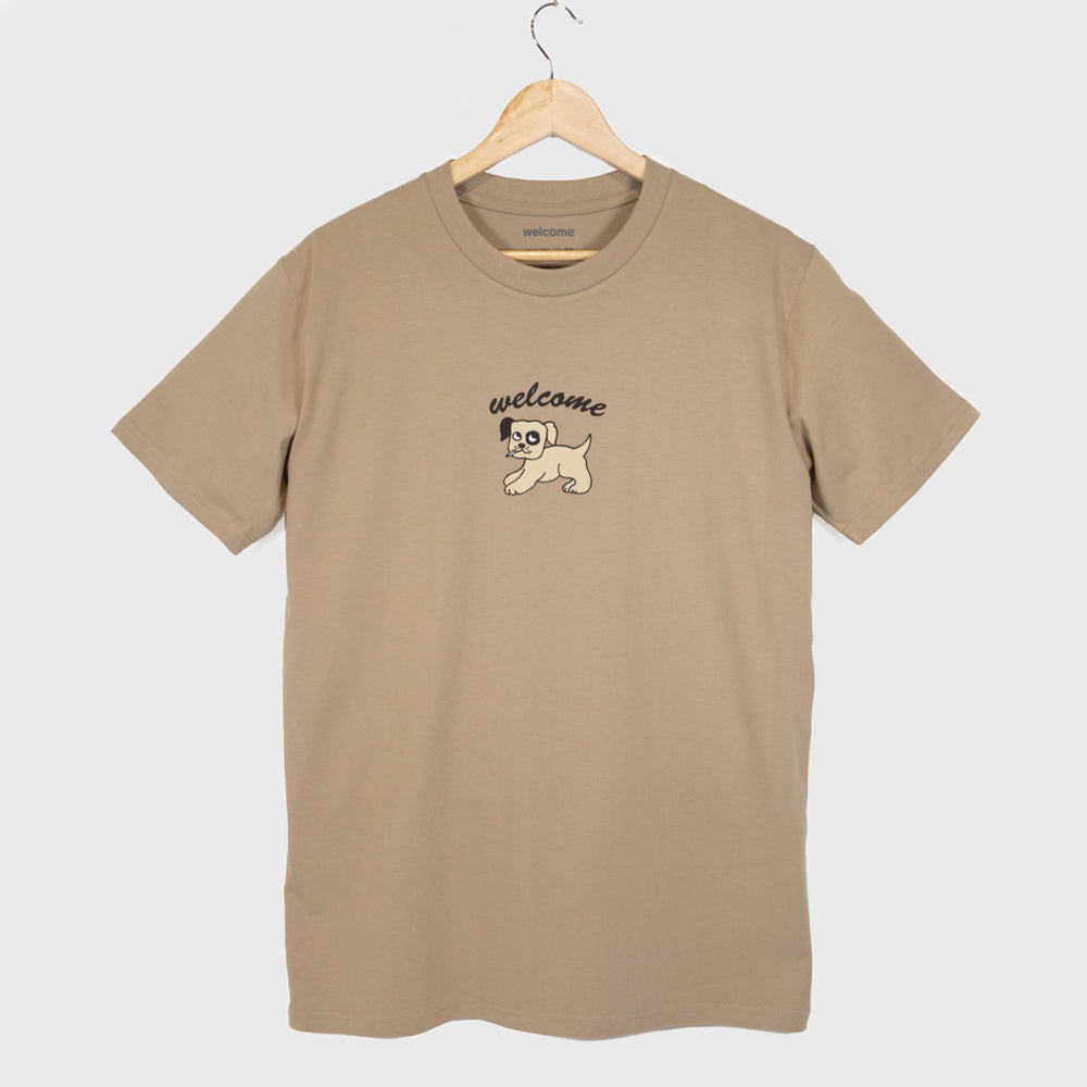 Welcome Skate Store Smokey Sand Brown T-Shirt