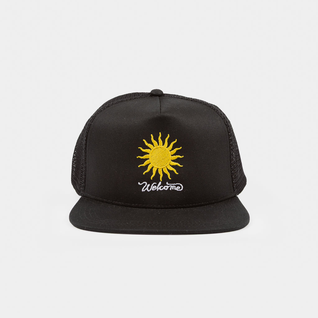 Welcome Skate Store - Sun Mesh Cap - Black