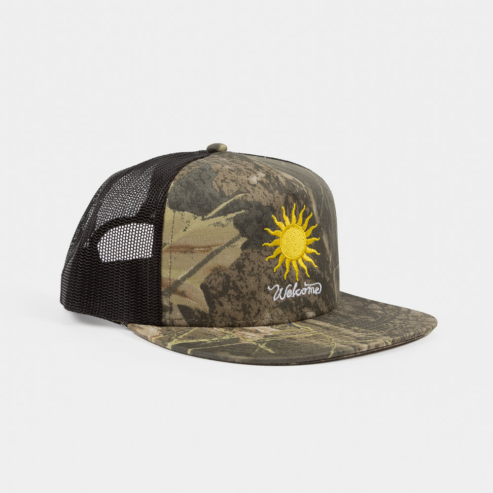 Welcome Skate Store Sun Mesh Camo Cap