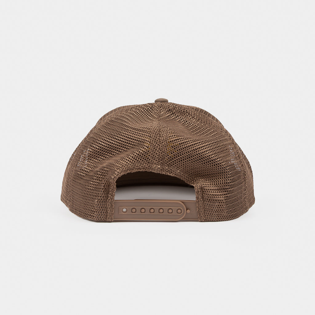 Welcome Skate Store Sun Walnut Brown Mesh Cap
