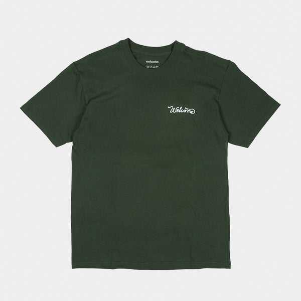 Welcome Skate Store - Sun T-Shirt - Forest Green