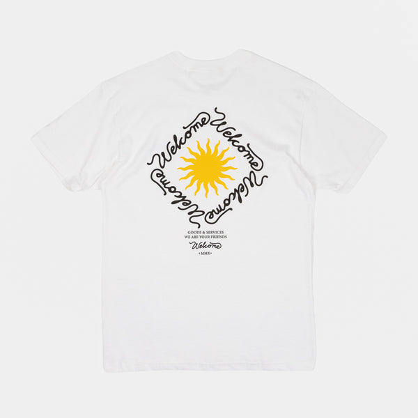 Welcome Skate Store - Sun T-Shirt - White