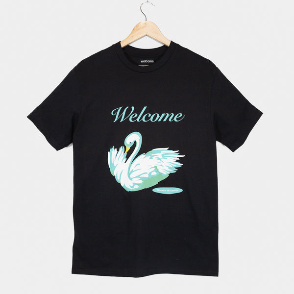 Welcome Skate Store - Swan T-Shirt - Black