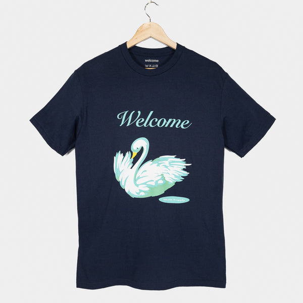 Welcome Skate Store - Swan T-Shirt - Navy