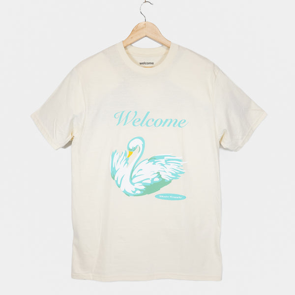 Welcome Skate Store - Swan T-Shirt - Off White