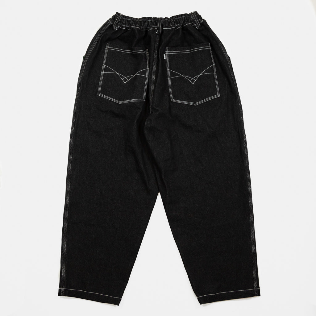 Televisi Star - Baggy OG Trousers - Black | Welcome Skate Store