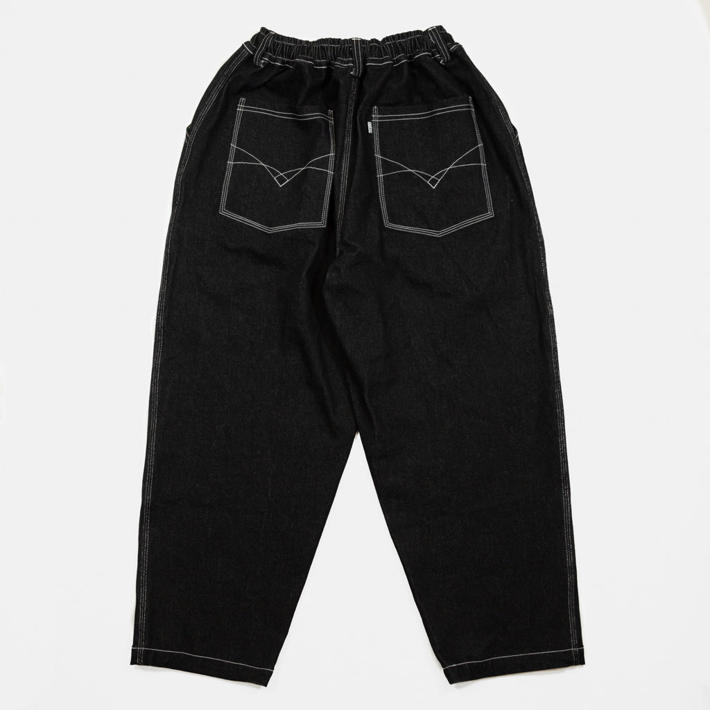 Televisi Star Black Denim Baggy OG Trousers