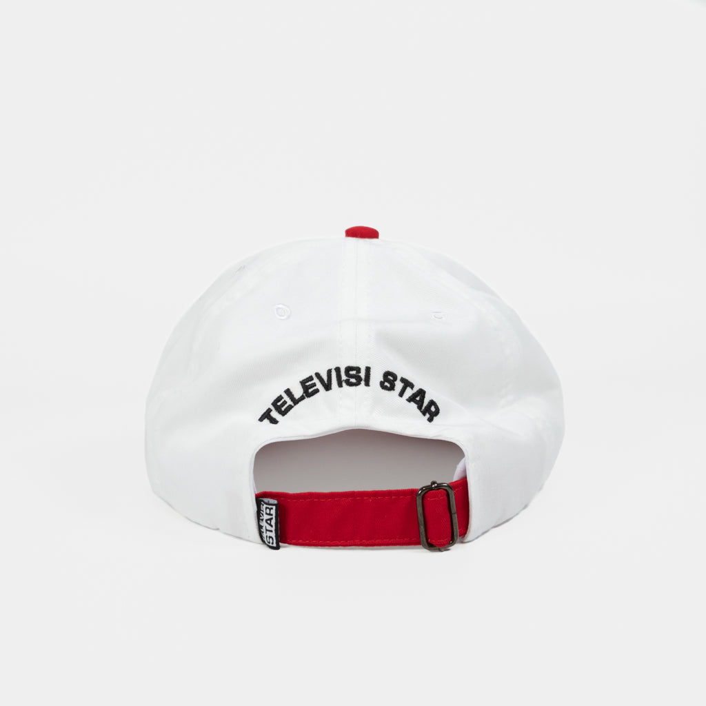 Televisi Star White And Red Filmerhat Cap