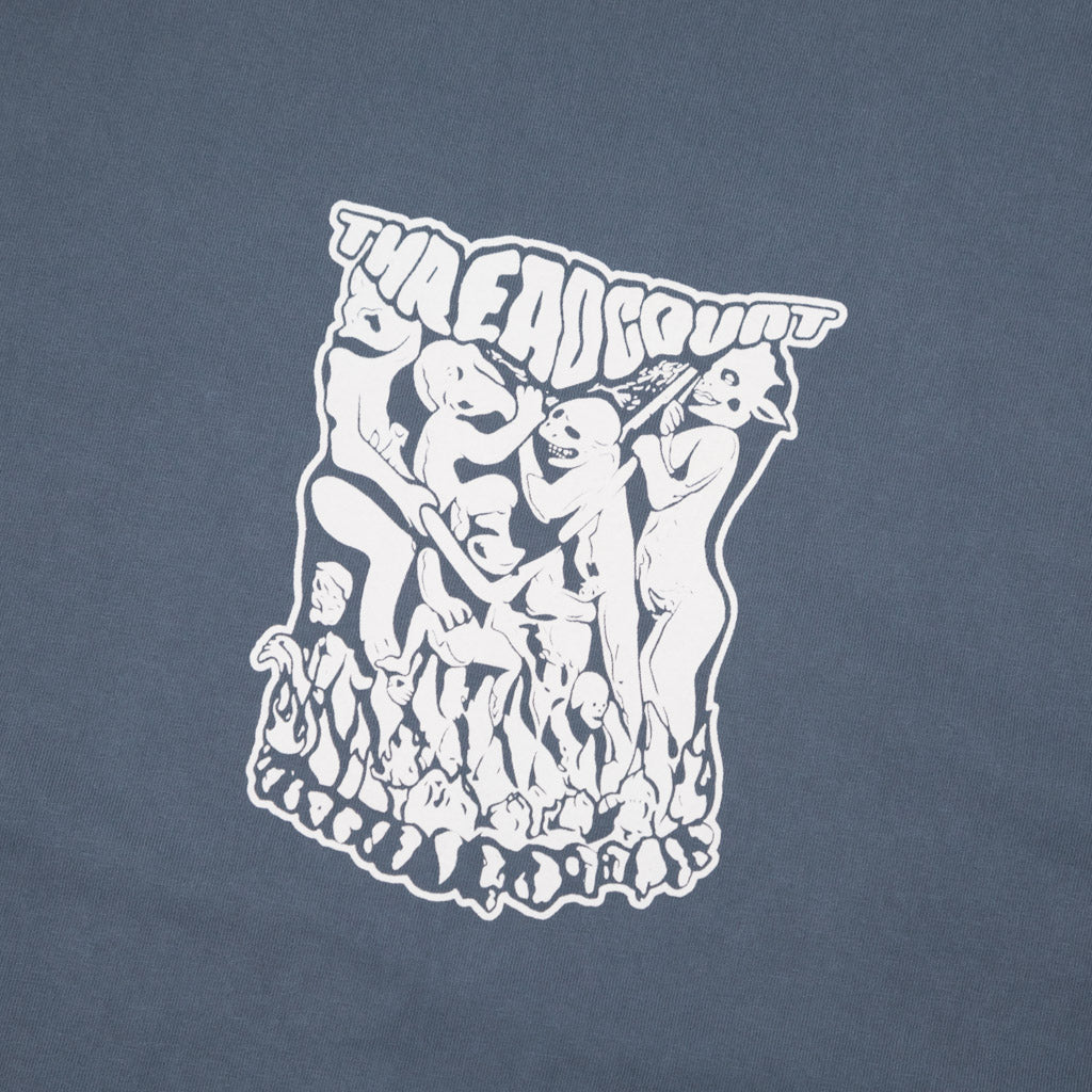 Threadcount Doom Stone Faded Indigo T-Shirt Front Print