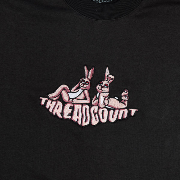 Threadcount - Rabbit Crewneck Sweatshirt - Coal