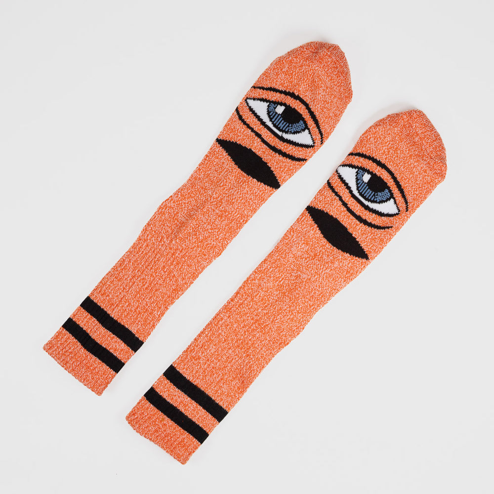 Toy Machine Heather Orange Sect Eye Socks