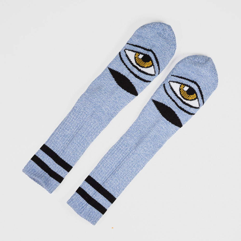 Toy Machine Heather Sea Blue Sect Eye Socks