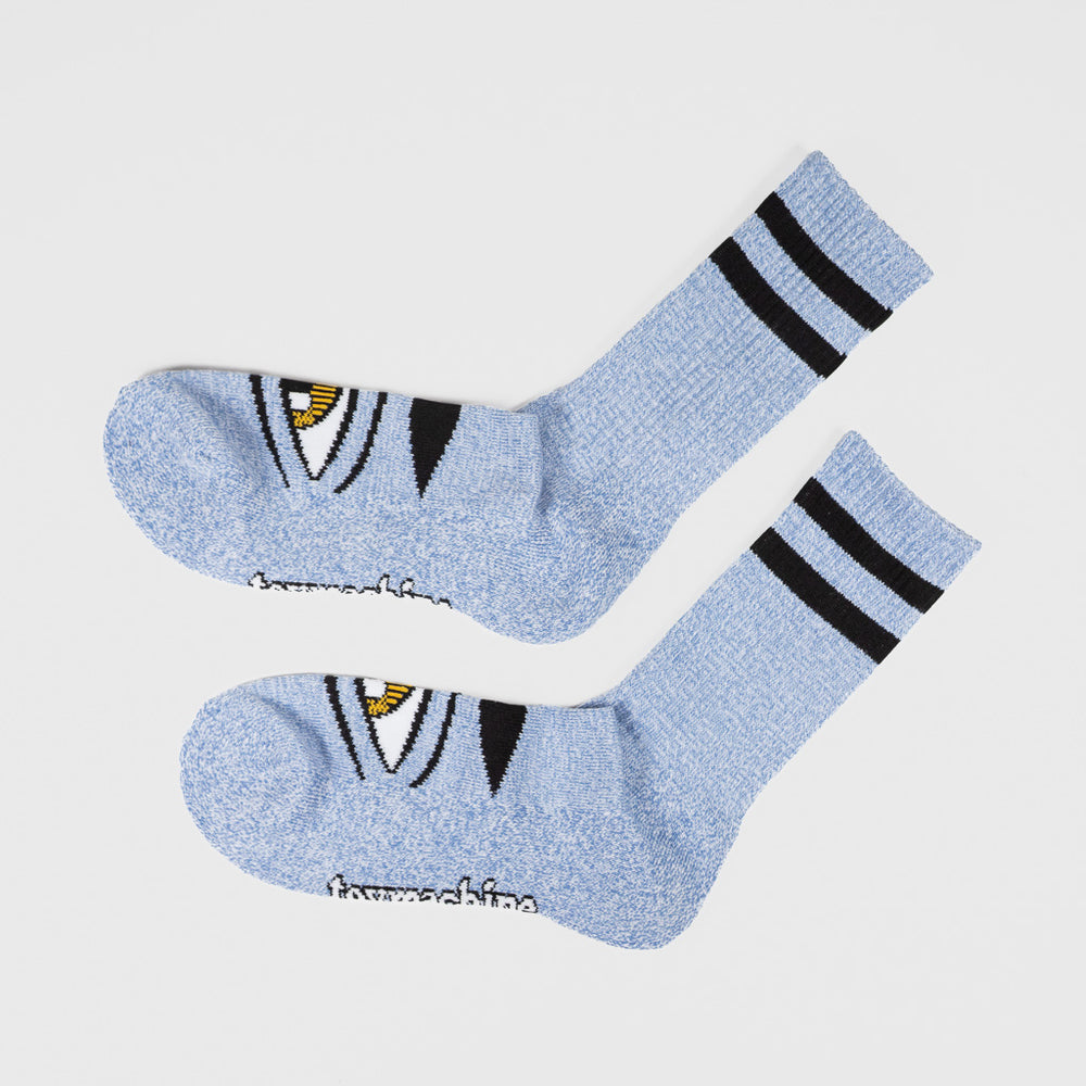 Toy Machine Heather Sea Blue Sect Eye Socks