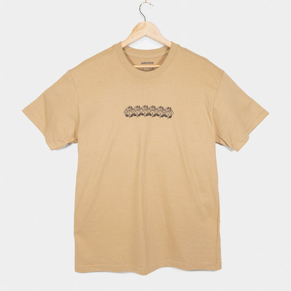 Welcome Skate Store - Tranquility T-Shirt - Sand