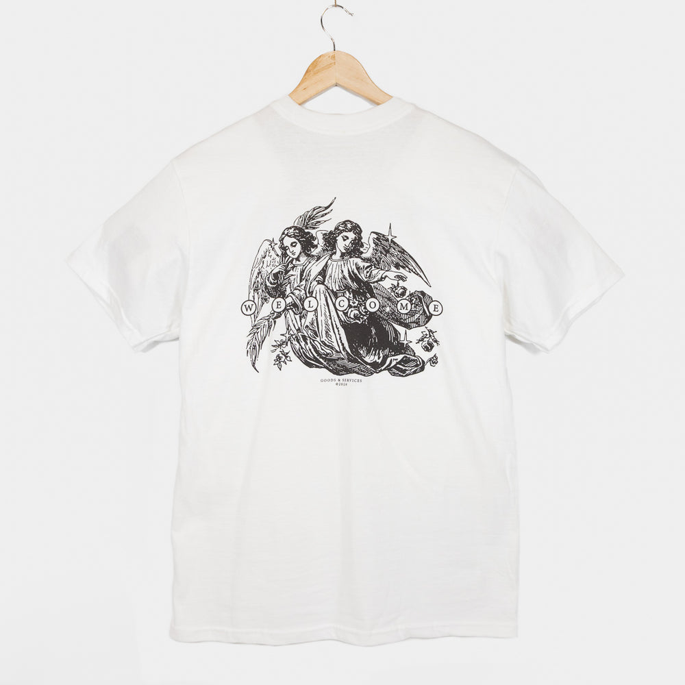 Welcome Skate Store Tranquility White T-Shirt