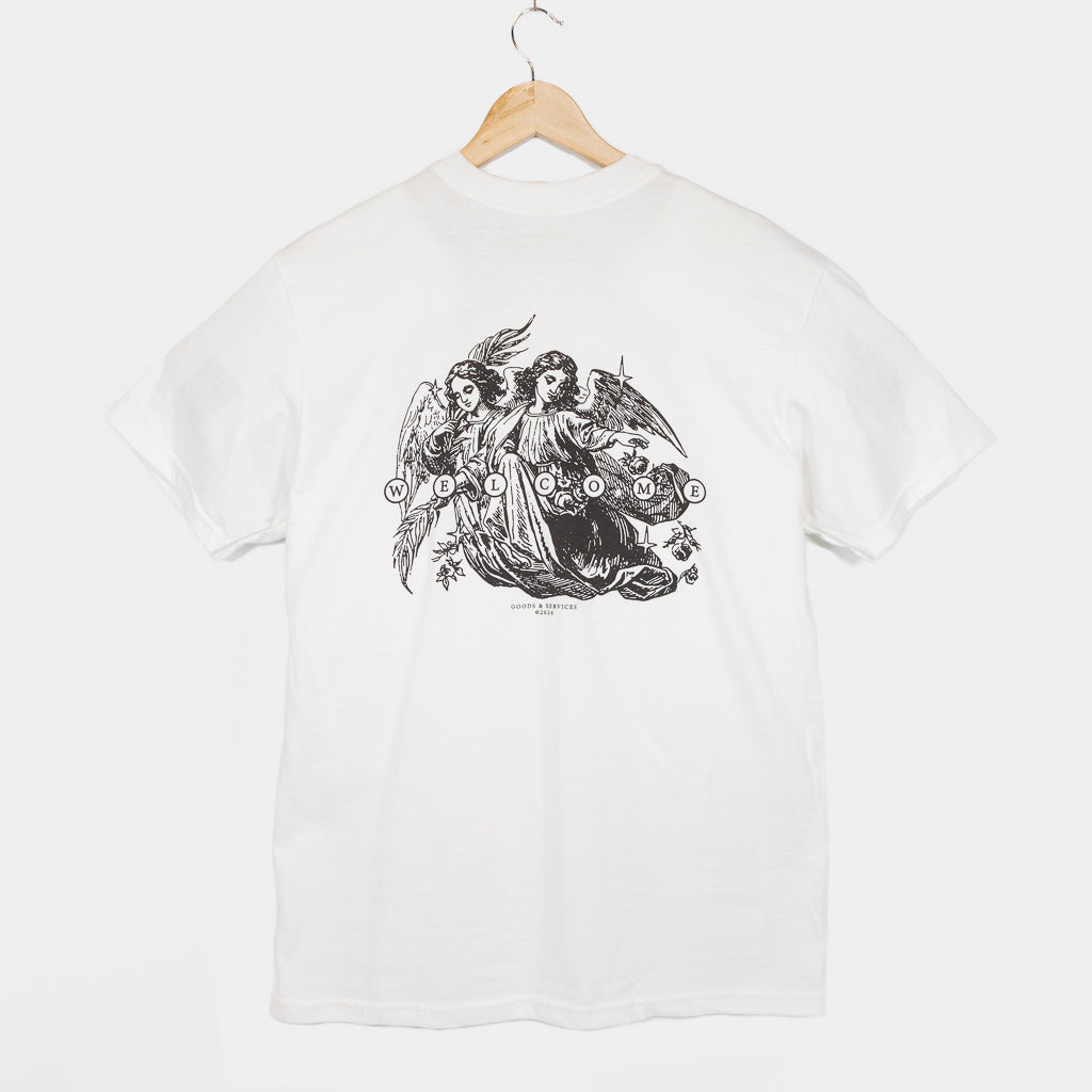 Welcome Skate Store Tranquility White T-Shirt
